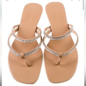 SCHUTZ Women's Marileide Slip On Thong Sandals